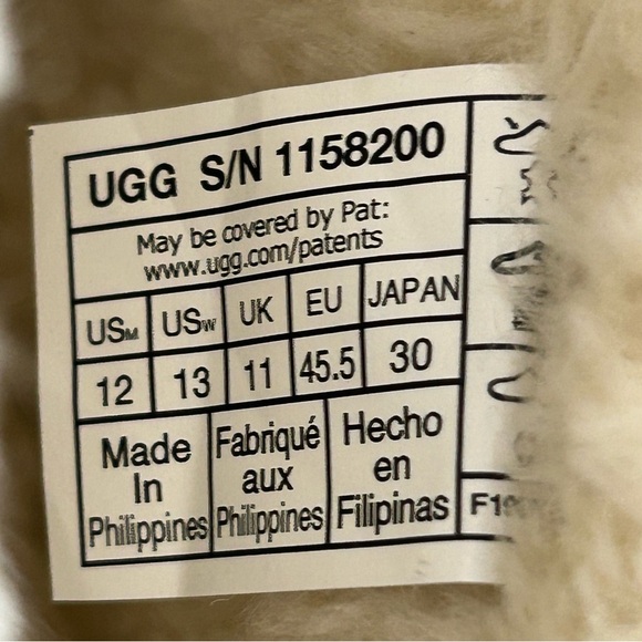 UGG Chestnut Suede Platform Booties Women 13 / Men 12 / New without Box - Picture 8 of 8